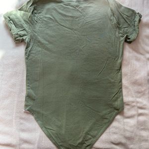 A small forever 21 olive green body suit
